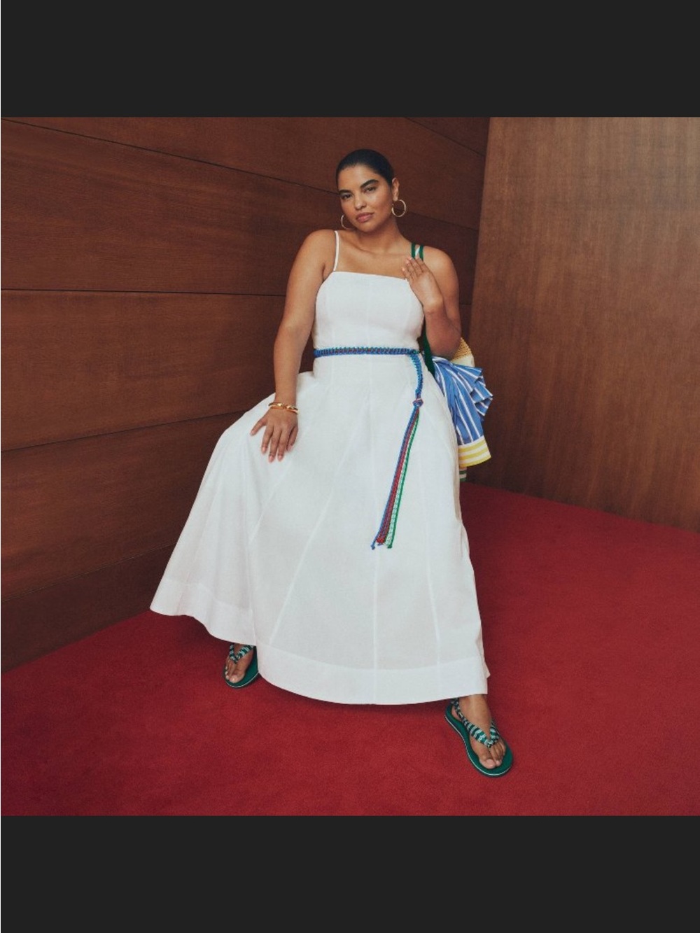 Rosie Assoulin White Maxi Dress